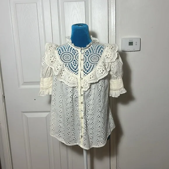 Love The Label Ruffle Blouse Women’s XS - Picture 3 of 8